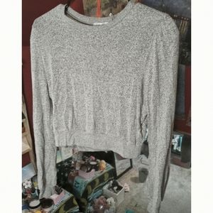 NWOT Urban Outfitters sz M Heather Grey Crop Top